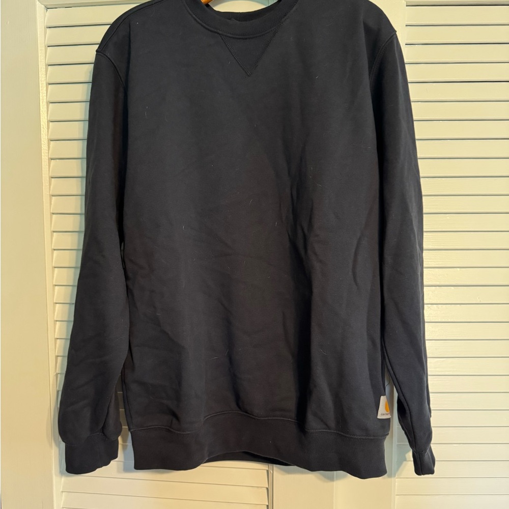 Carhartt Men's Dark Gray/Navy Crewneck Sweater